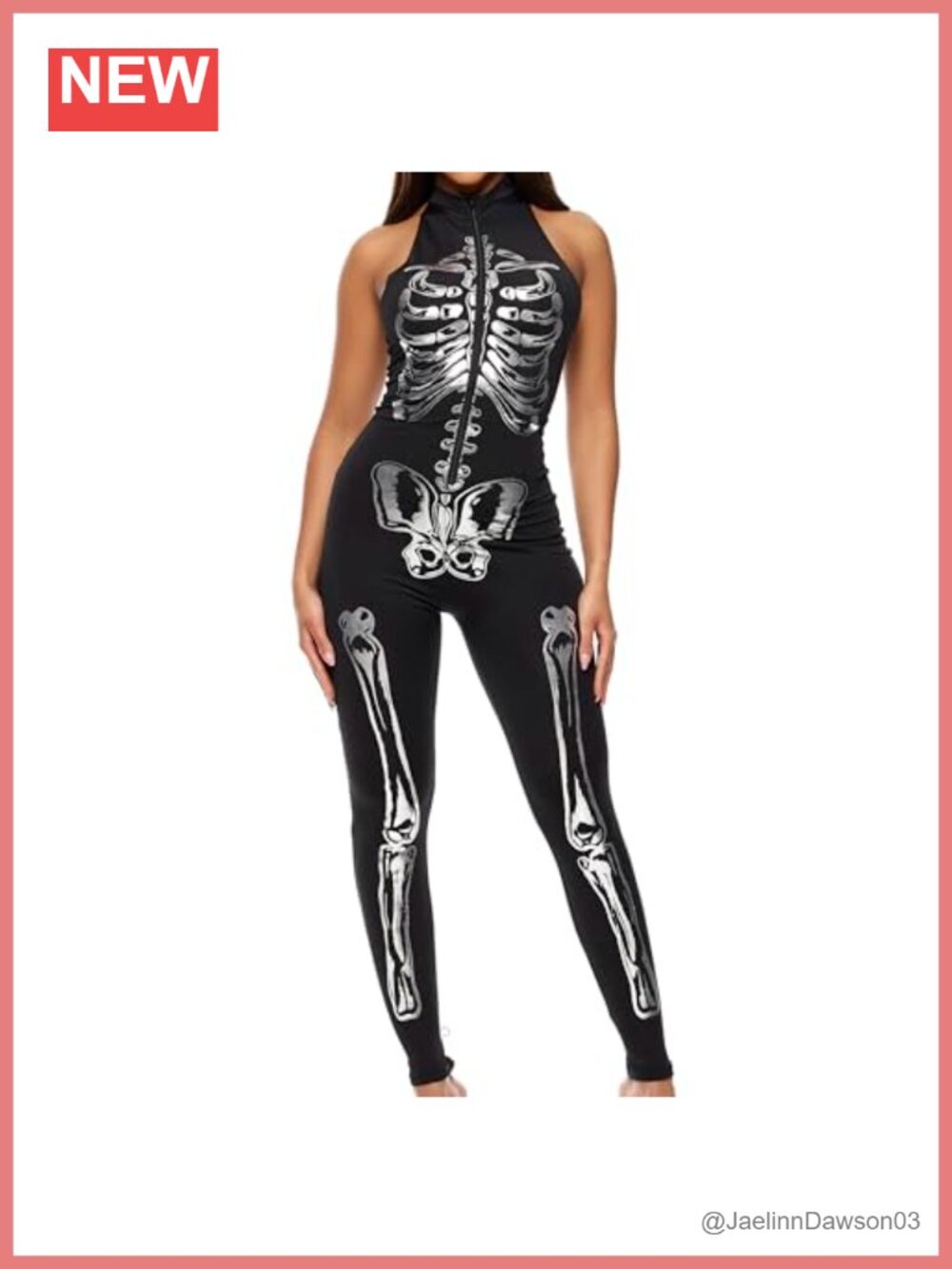 Forplay Skeleton Costume Jumpsuit Polyester Spandex Halloween